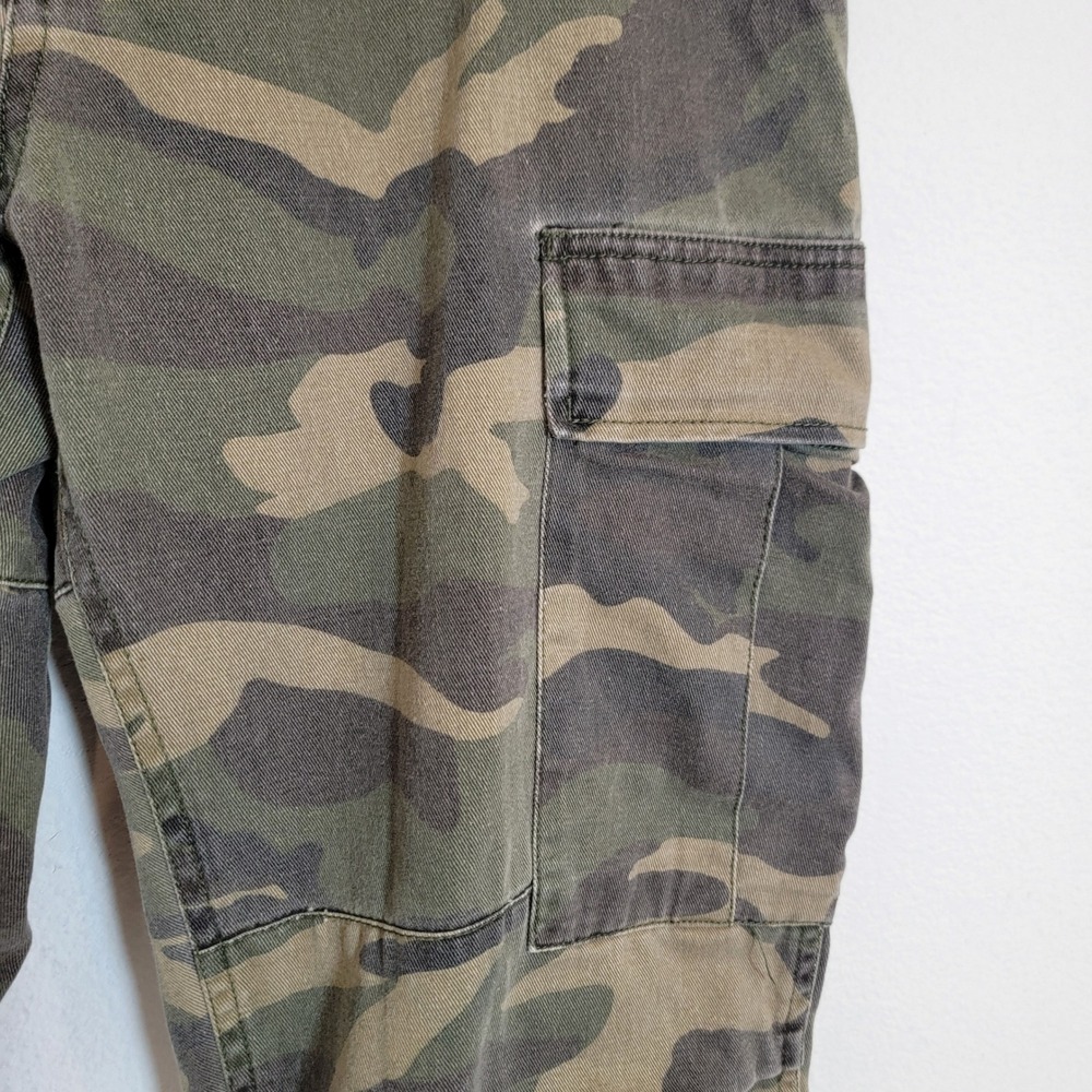 John Galt Camo Cargo Pants Casual 100% Cotton Streetwear Casual Belt Loop Pocket - Picture 10 of 13